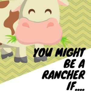 You might be a rancher if joke book